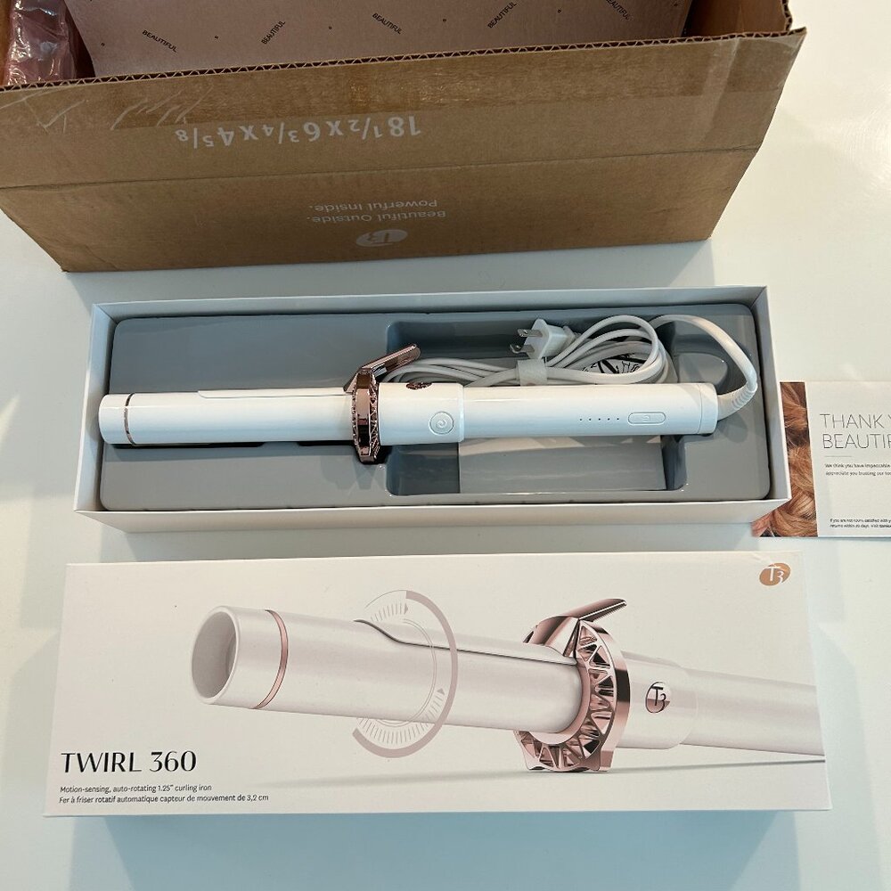 T3 Motion-sensing, Twirl 360 1.25" curling iron